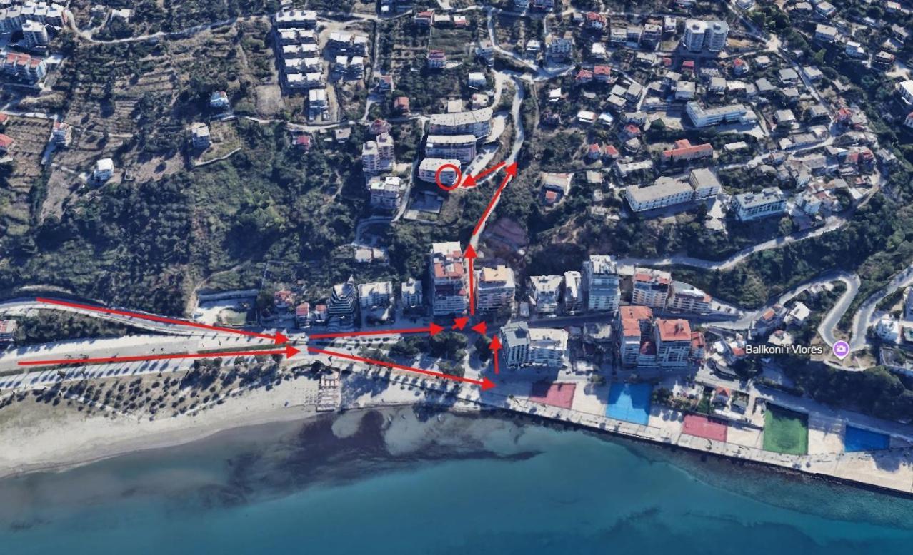 Sea View Apartment Vlorë Exterior foto